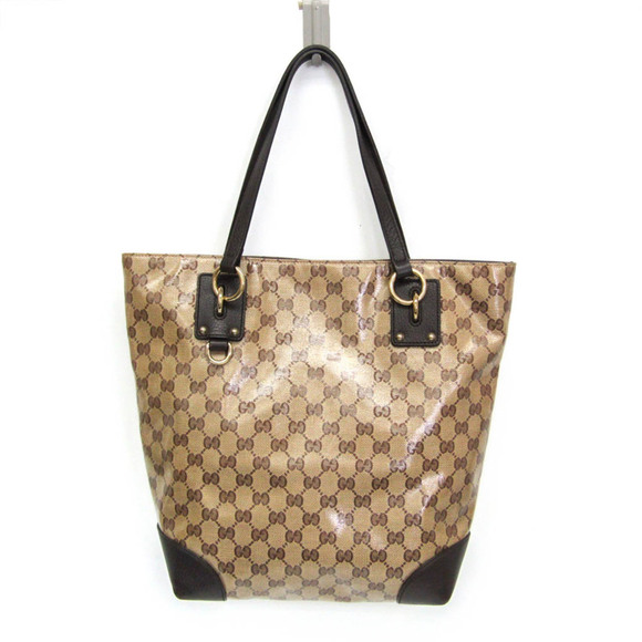 GUCCI Brown Leather Tote Bag - Picture 1 of 13